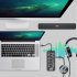 10 in 1 USB C Hub with Ethernet Adapter 4k 30hz HD Multimedia Interface Vga USB C USB 3 0 USB 2 0 SD TF Card Reader