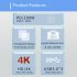 10 in 1 USB C Hub with Ethernet Adapter 4k 30hz HD Multimedia Interface Vga USB C USB 3 0 USB 2 0 SD TF Card Reader