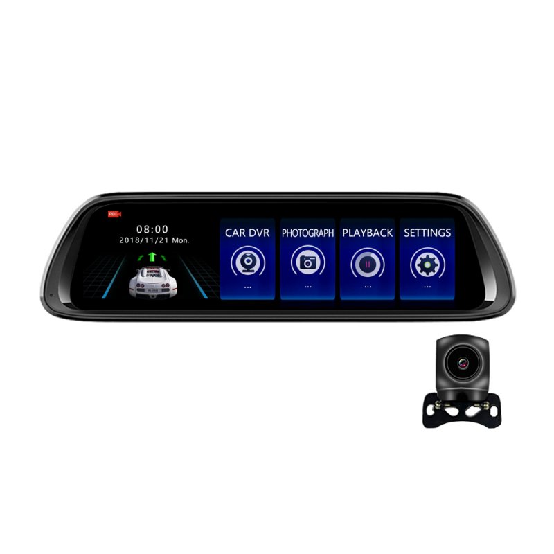 10 inch Driving Recorder Dual Camera Dashcam Full HD Touch Screen Driving Recorder Car Camera DVRs K62