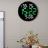 10 inch Led Digital Alarm Clock 2 color Creative Large Screen Electronic Clock Green and White