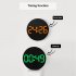 10 inch Led Digital Alarm Clock 2 color Creative Large Screen Electronic Clock Green and White