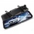 10 inch Streaming Media Rearview Mirror Recorder 1080p Hd Night Vision Dual Lens 2 5d Full Screen Reversing Recorder black