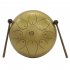 10 inches Steel Tongue Drum Percussion Instrument 8 Notes  Golden