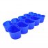 10 pcs Cup Hanging Water Feed Cage Cups for Poultry Gamefowl Rabbit Chicken Pigeons