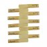 10 pcs Tenor bB Saxophone Reeds 2 1 2 Bamboo Sax Reed Strength 2 5 Musical Instrument Parts   Accessories Tenor 