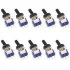 10 sets MTS 103 Toggle  Switch with Waterproof Cap 3 Position Spdt On off on
