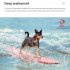 100 1 Dog Shock Collar 500m Dog Training Collar with Remote Rechargeable E Collar Orange