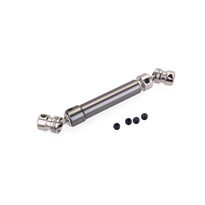 100-145mm Duty Metal Universal Driven Dogbone Drive Shaft for RC Car 1/10 Rock Crawler Truck Hop Up Accessories gray