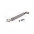 100 145mm Duty Metal Universal Driven Dogbone Drive Shaft for RC Car 1 10 Rock Crawler Truck Hop Up Accessories gray
