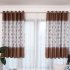 100 200cm Blackout Curtain Floral Print Perforated Drapes for Living Room Bedroom Balcony Decor purple 100 200cm  W H 