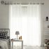 100 250cm White Tulle Window Curtain for Living Room Balcony Decoration white 100   250cm