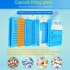 100 Holes Capsule Filling Machine Tray Kit Pill Counting Tray Boost Your Work Efficiency For Pills Tablets blue