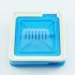 100 Holes Manual Capsule Filling Board Machine With Powder Baffle 100 Positions Herbal Powder Filler DIY Maker 2  blue