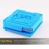 100 Holes Manual Capsule Filling Board Machine With Powder Baffle 100 Positions Herbal Powder Filler DIY Maker 2  blue