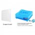 100 Holes Manual Capsule Filling Board Machine With Powder Baffle 100 Positions Herbal Powder Filler DIY Maker 2  blue