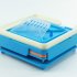 100 Holes Manual Capsule Filling Board Machine With Powder Baffle 100 Positions Herbal Powder Filler DIY Maker 2  blue