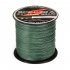 100 PE Plastic Braided Fishing Line 20LB Test Moss 0 23mm Diameter 500M LengthFQPP