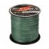 100 PE Plastic Braided Fishing Line 20LB Test Moss 0 23mm Diameter 500M Length