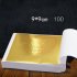 100 Pages 24K Gold Leaf Art Design Gold Plated Frame Decorative Materials Gold