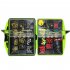 100 Pcs 24 Kinds Fishing Tackle Kit Box Multifunctional Fishing Gear Accessories with Tackle Box