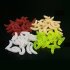100 Pcs 4 Colors Fishing Lures Artificial Bread Bug Soft Bait Set Fishing Baits with Tackle Box