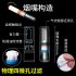100 Pcs Super Health Tar Filter One time only  Transparent
