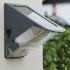 100 lumens LED outdoor Security light with solar panel charger and 1000mAh battery is great for lighting up pathways  patios and gardens