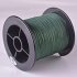 1000 M Fishing  Line 8 Strands Pe Strong Pull Fishing Line Fishing Tackle Dark green 1000m 10LB 0 12mm