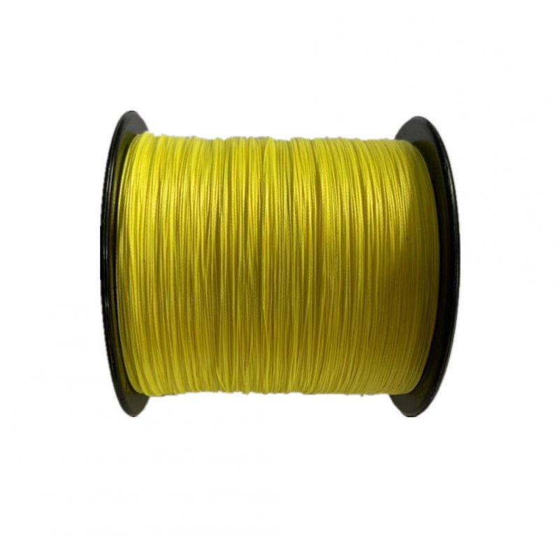 1000 M Fishing  Line 8 Strands Pe Strong Pull Fishing Line Fishing Tackle yellow_1000m_30LB/0.28mm