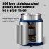 10000 19999 Rpm Electric Grinder Stainless Steel Coffee Bean Grinder for Spices Seeds Navy Blue EU Plug