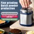 10000 19999 Rpm Electric Grinder Stainless Steel Coffee Bean Grinder for Spices Seeds Navy Blue US Plug
