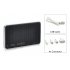 10000mAh Solar Power Charger for ipod  ipad  iphone or other devices has two USB Ports  Lithium Polymer Battery and a Touch Button