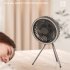 10000mah Usb Tripod Camping Fan Light Rechargeable Desktop Portable Circulator Wireless Ceiling Electric Fan Dq212 dark gray