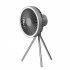 10000mah Usb Tripod Camping Fan Light Rechargeable Desktop Portable Circulator Wireless Ceiling Electric Fan Dq212 dark gray