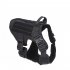 1000d Nylon Dog  Vest Outdoor Pet Vest With Buckle Quick Release Vest For Dog black L