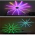 1000lm Explosion Star Lights Usb Camping Digital Rgb Firework Light with Wireless Rf Panel flat light