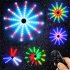 1000lm Explosion Star Lights Usb Camping Digital Rgb Firework Light with Wireless Rf Panel flat light