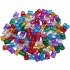100PCS Set Colorful Hair Braiding Beads Rings Cuff Hair Styling Tools