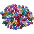 100PCS Set Colorful Hair Braiding Beads Rings Cuff Hair Styling Tools