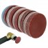 100Pcs 3 Inch 75mm Sandpaper Sander Disc Mix Sanding Polishing Pad 80 3000 grits 1 pack  3 inch 100 pieces  80 3000 mesh  