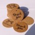 100Pcs Letter Printing Kraft Gift Hanging Tags for Wedding Party Decoration