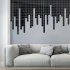 100Pcs set Acrylic Mirror Wall Sticker Self adhesive 3D Wallpaper DIY Home Decoration 2 2cm black