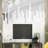 100Pcs set Acrylic Mirror Wall Sticker Self adhesive 3D Wallpaper DIY Home Decoration 2 2cm brown