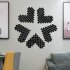 100Pcs set Acrylic Mirror Wall Sticker Self adhesive 3D Wallpaper DIY Home Decoration 2 2cm brown