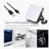 100W Led Outdoor Camping Lights 13500mah Battery Portable Rechargeable Camping Tent Lights Black