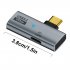 100W Type c To USB Adapter OTG With PD Charging USB3 2 Cable Adapter Fast Data Transfer Up To 10Gbps USB C Male And Female Connectors silver gray