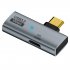 100W Type c To USB Adapter OTG With PD Charging USB3 2 Cable Adapter Fast Data Transfer Up To 10Gbps USB C Male And Female Connectors silver gray