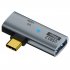 100W Type c To USB Adapter OTG With PD Charging USB3 2 Cable Adapter Fast Data Transfer Up To 10Gbps USB C Male And Female Connectors silver gray