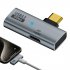 100W Type c To USB Adapter OTG With PD Charging USB3 2 Cable Adapter Fast Data Transfer Up To 10Gbps USB C Male And Female Connectors silver gray