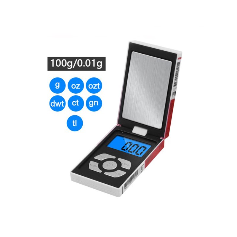 100g 500g 1000gx 0.01g 0.1g Mini Electronic Scales Pocket Digital Scale for Gold Sterling Silver Jewelry Balance Gram 100g/0.01g